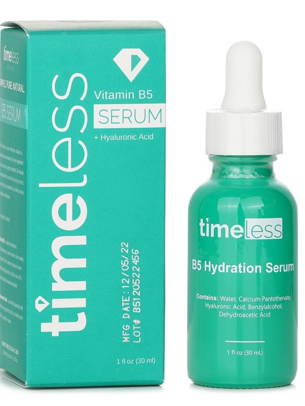 NEW Timeless Skin Care Vitamin B5 Serum, Boxed 1 Fl Oz